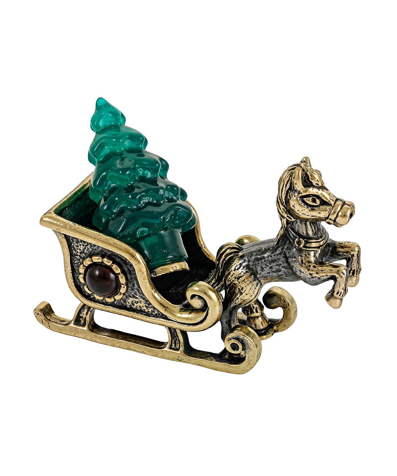 картинка Лошадка с Елкой без подставки 3628.1 от магазина El Corazon