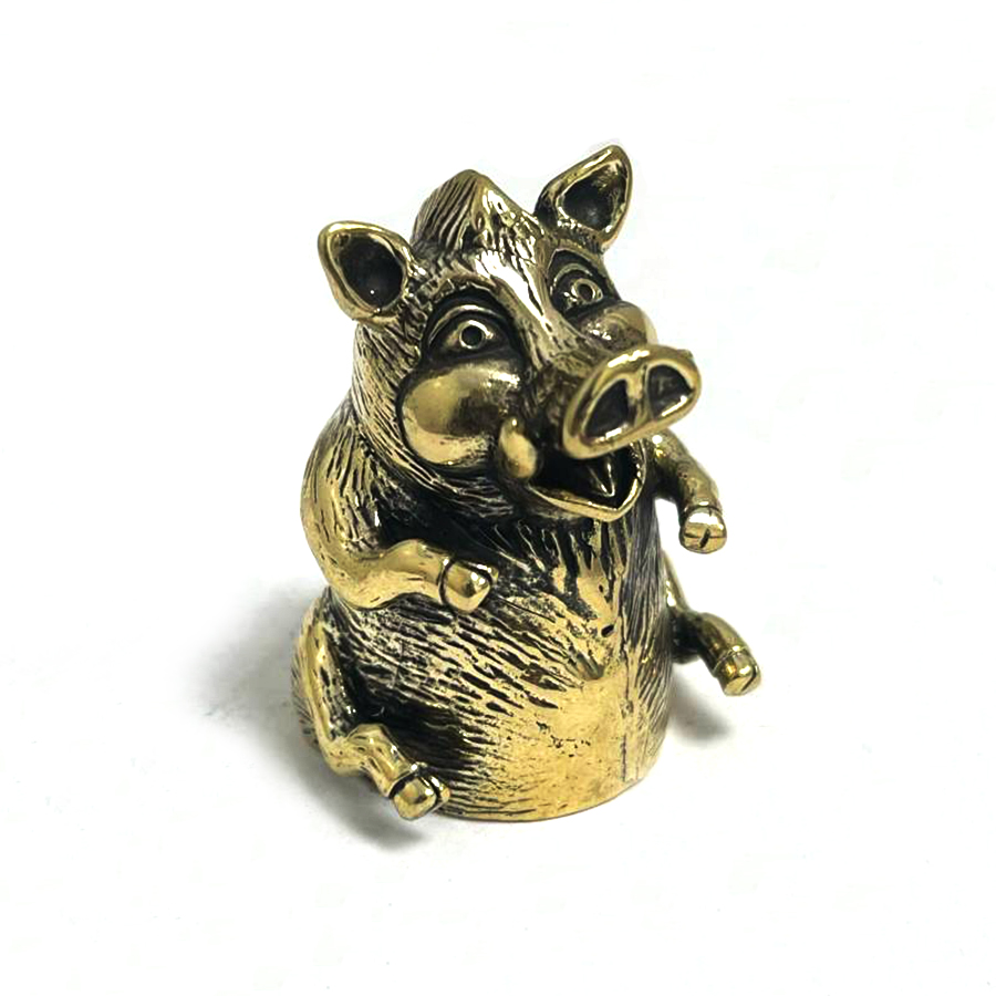 картинка Колокольчик Кабан сидящий КР-243К от магазина El Corazon