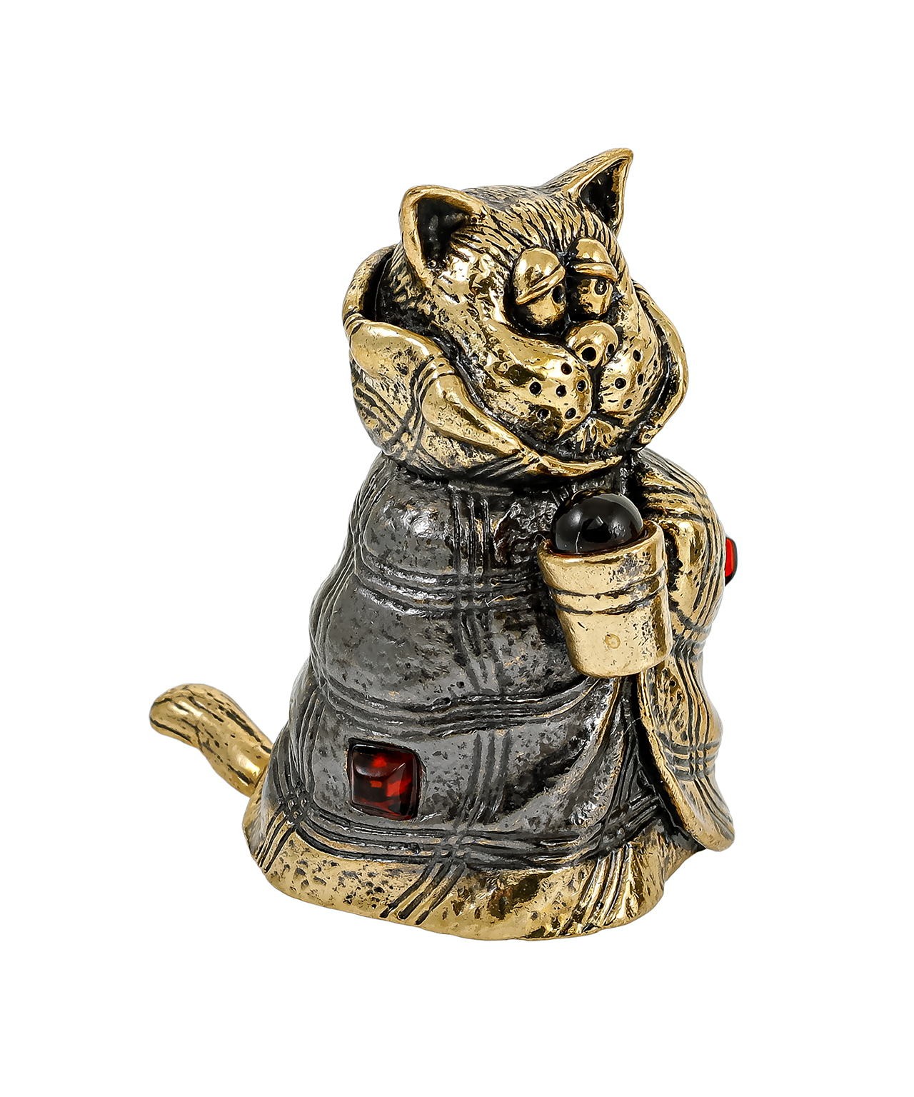 картинка Колокольчик Кот в одеялке 1581 от магазина El Corazon