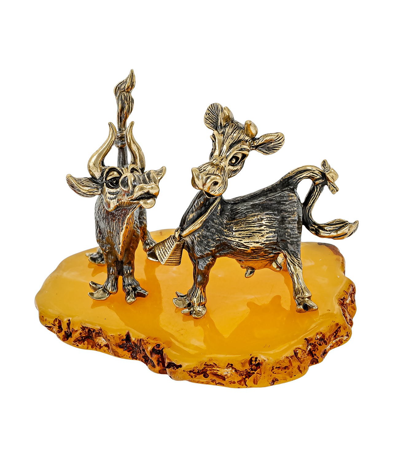 картинка Бык Фернанд и Снежка 1985-Б, белый от магазина El Corazon