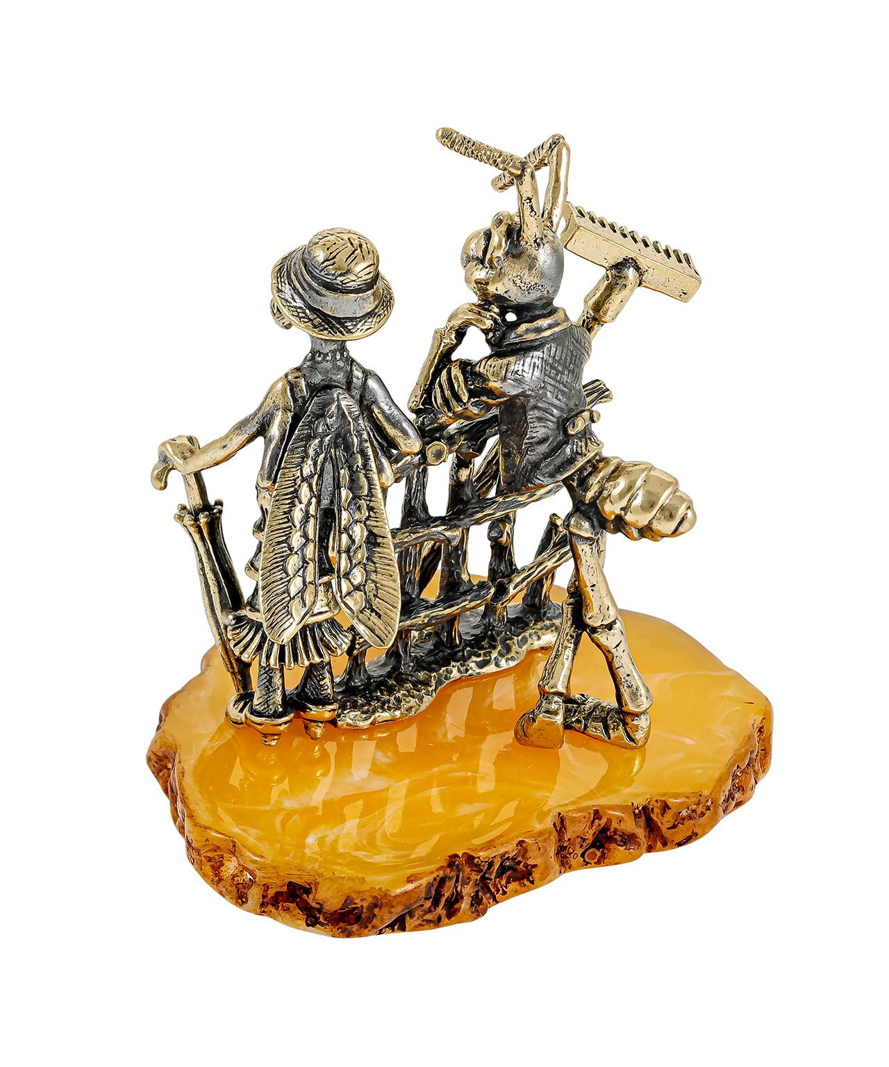 картинка Стрекоза и Муравей 3674-Б, белый от магазина El Corazon