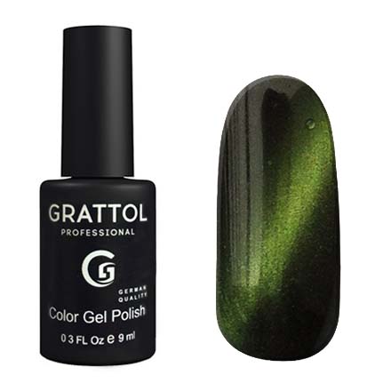 картинка Grattol Гель-лак Crystal Green GTR003, 9 мл от магазина El Corazon