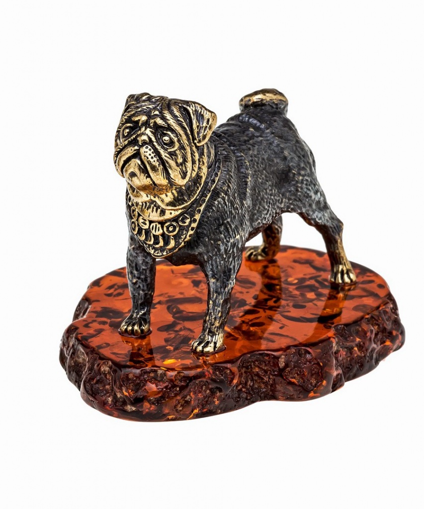 картинка Собака Мопс 1030 от магазина El Corazon