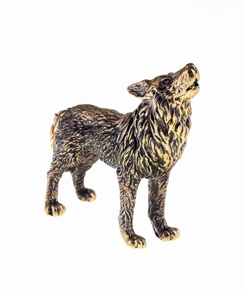 картинка Волк воющий на луну новый без подставки 677.1 от магазина El Corazon