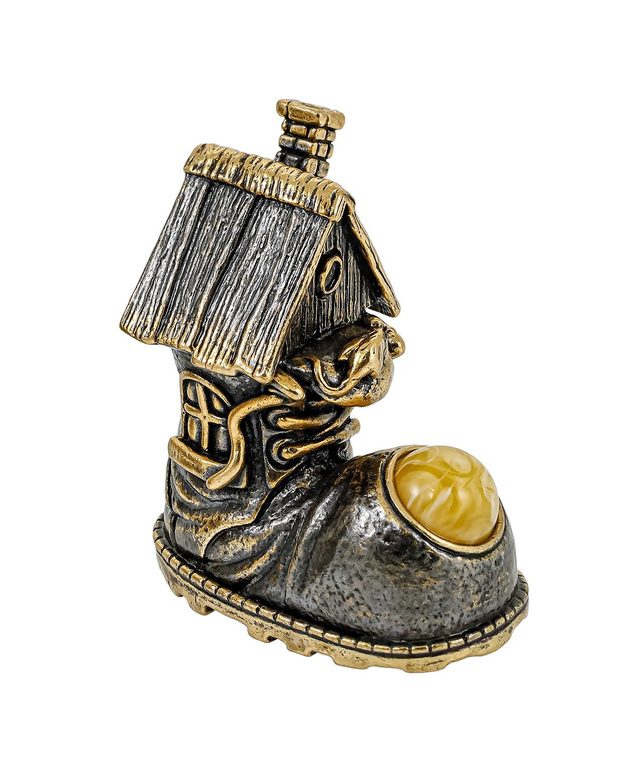 картинка Ботинок Мышиный домик 1835-Б, белый от магазина El Corazon