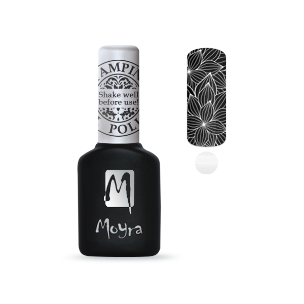 картинка Moyra - Гель-лак для стемпинга №SGP03 Белый 10 мл от магазина El Corazon
