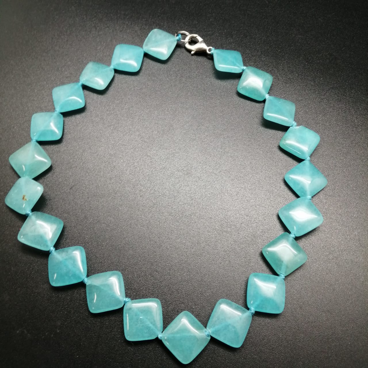 картинка Ожерелье 46 см из голубого Агата от магазина El Corazon