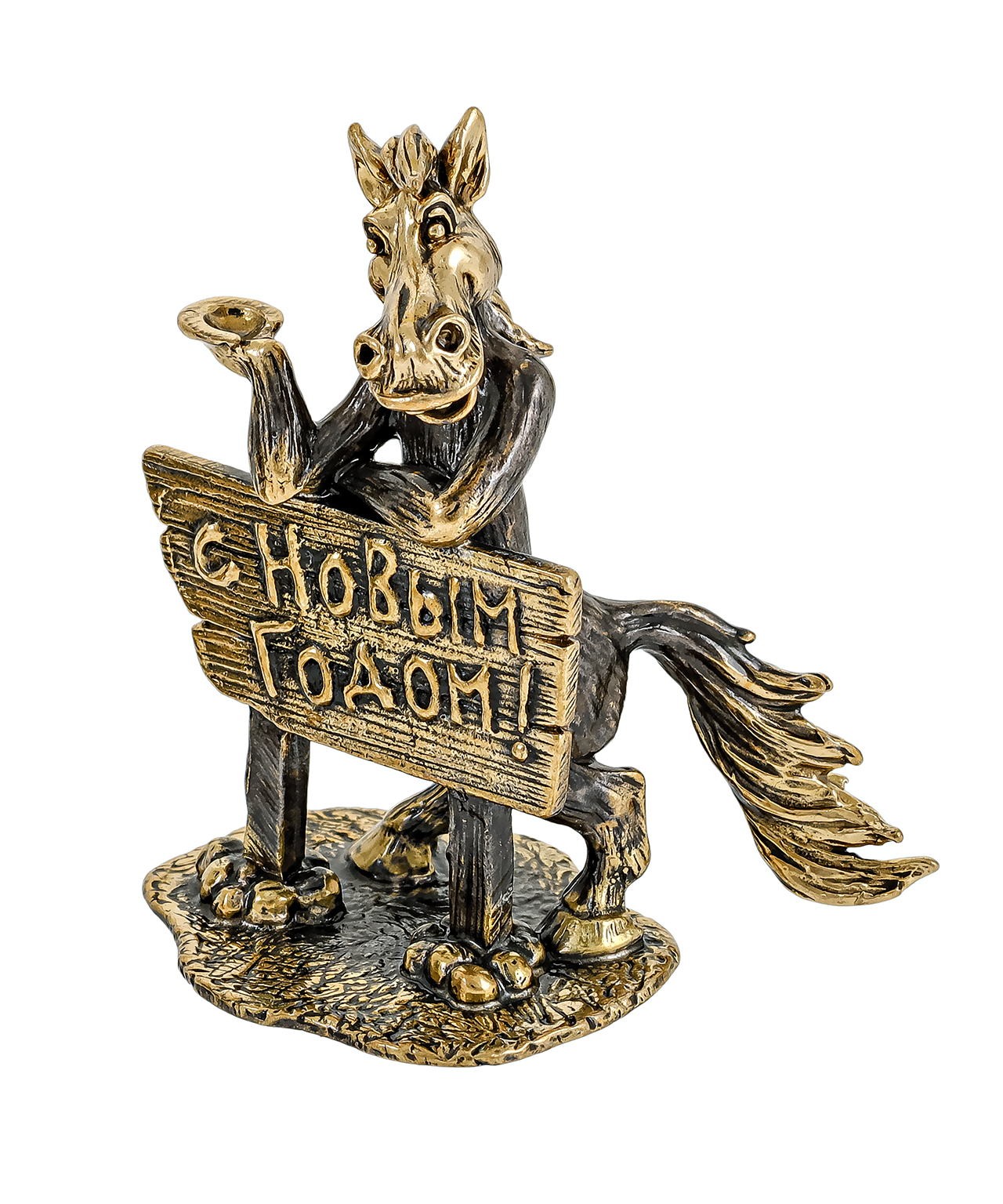 картинка Лошадь С Новым Годом! без подставки 3624.1 от магазина El Corazon