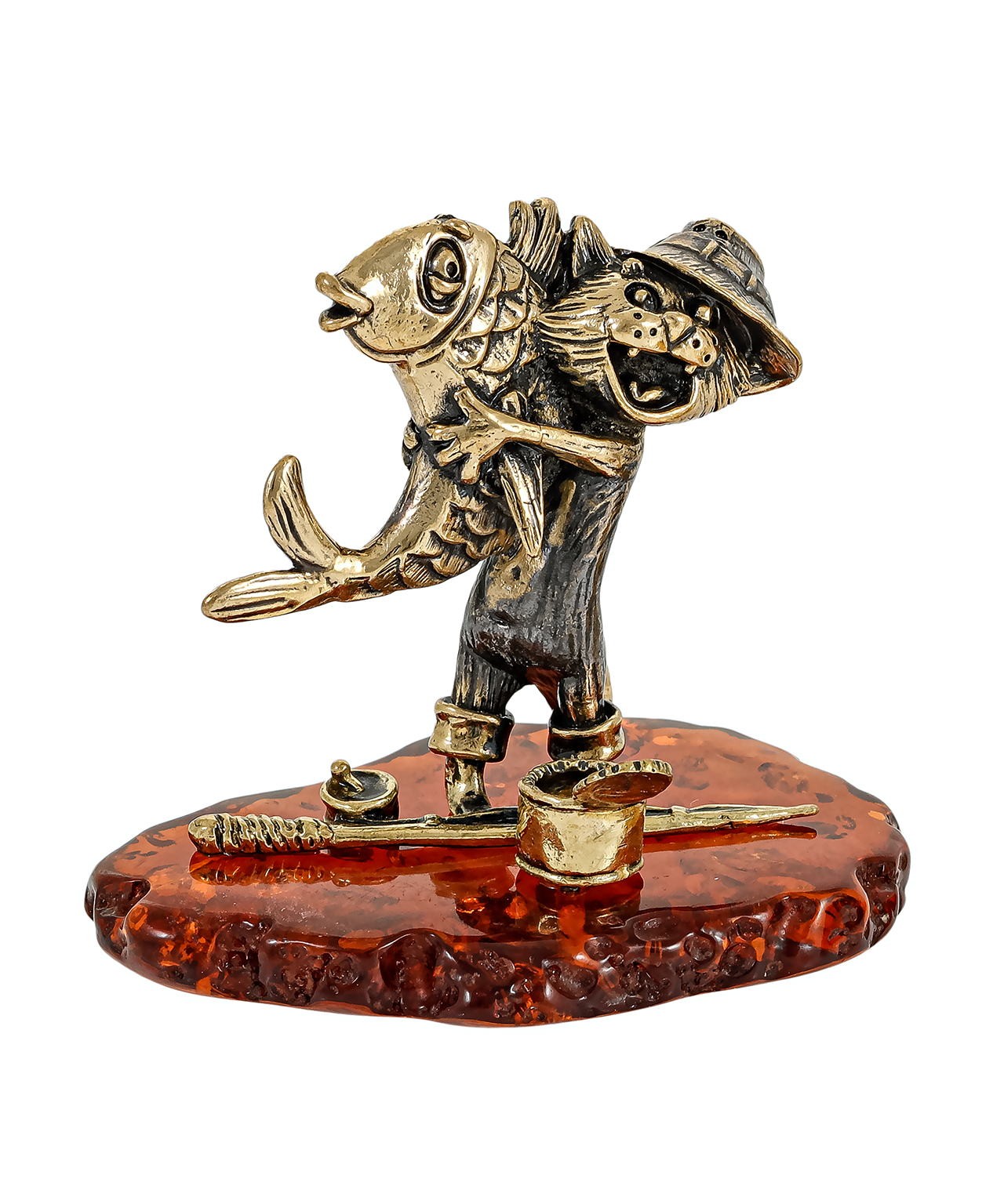 картинка Кот Рыбак Счастливчик 3580 от магазина El Corazon