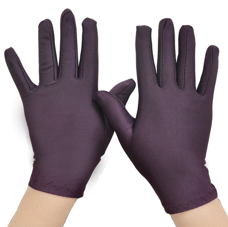 картинка Женские солнцезащитные перчатки, темно фиолетовые glov-23 от магазина El Corazon