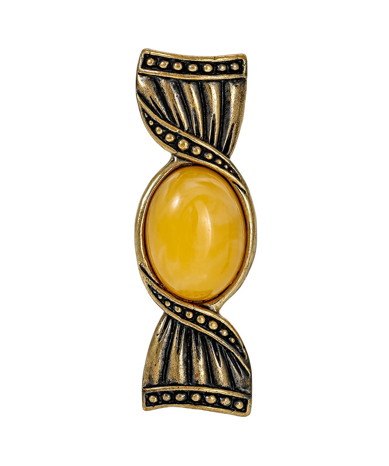 картинка Брошь Конфетка 3836.4-Б, белый от магазина El Corazon