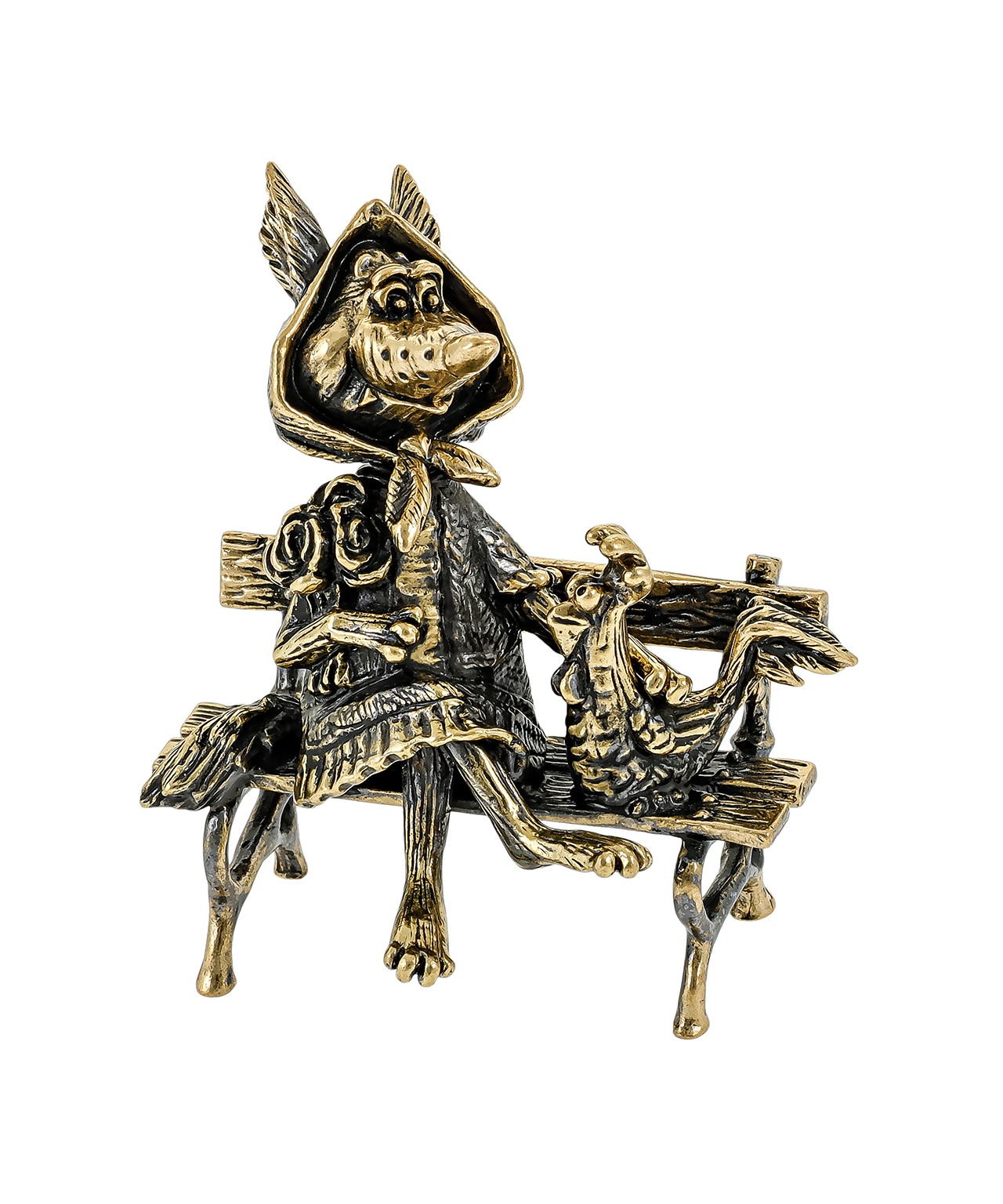 картинка Лиса с курочкой без подставки 3660.1 от магазина El Corazon