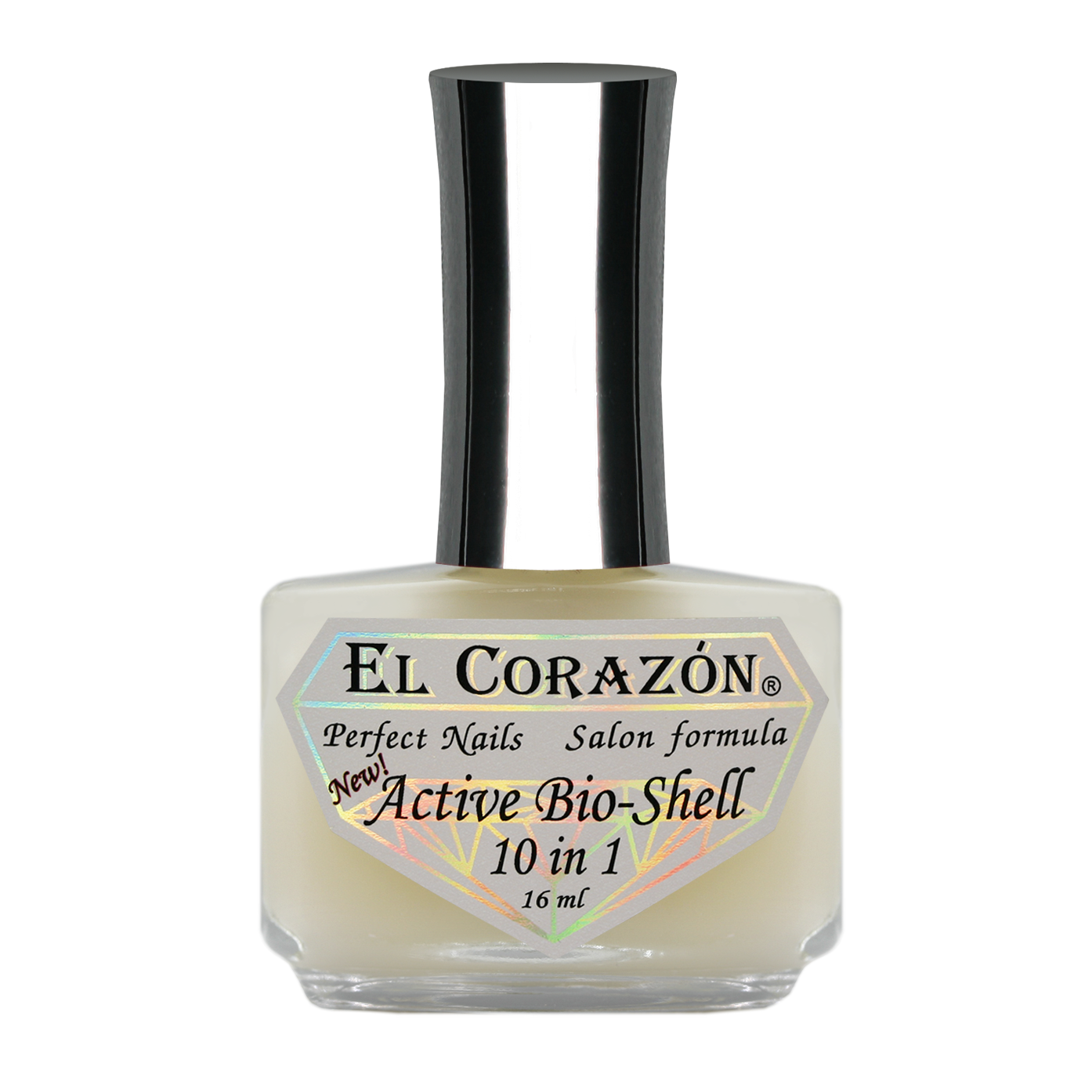 картинка El Corazon Perfect Nails №439 Средство для выравнивания и укрепления ногтей 10 в 1 Active Bio-Shell 16 мл от магазина El Corazon