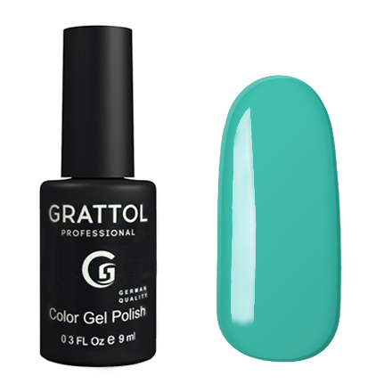 картинка Grattol Гель-лак Light Turquoise GTC061, 9 мл от магазина El Corazon