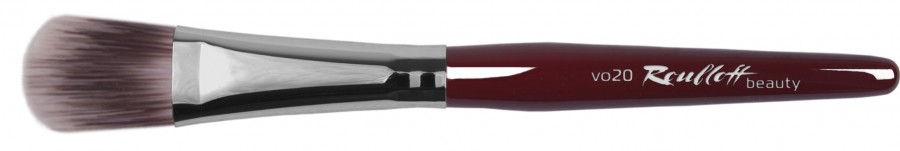 картинка Roubloff Овальная кисть для нанесения акварели и других жирных текстур из волоса пестрой синтетики №vo20 от магазина El Corazon