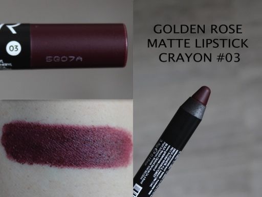 картинка Golden Rose 03 Матовая помада-карандаш для губ Matte Lipstick Crayon от магазина El Corazon