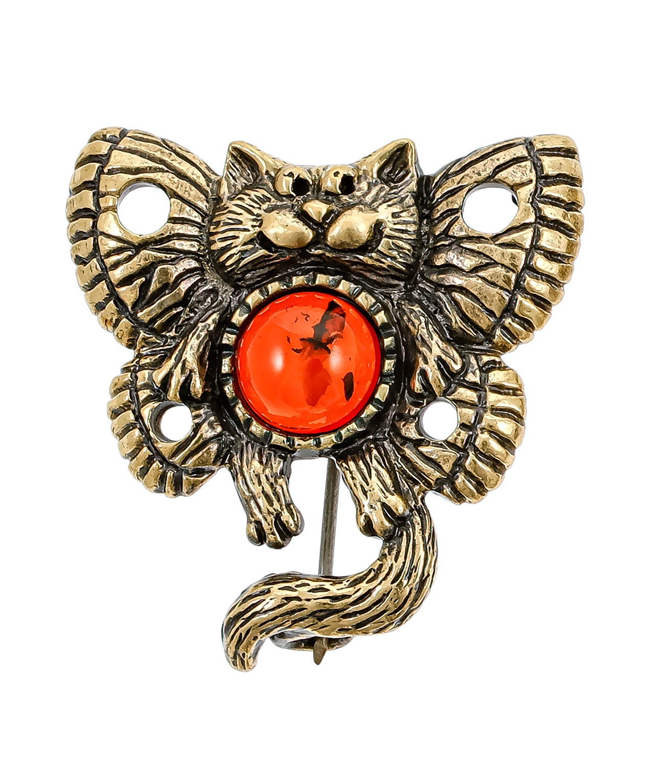 картинка Брошь Котенок Фея 3900.4 от магазина El Corazon