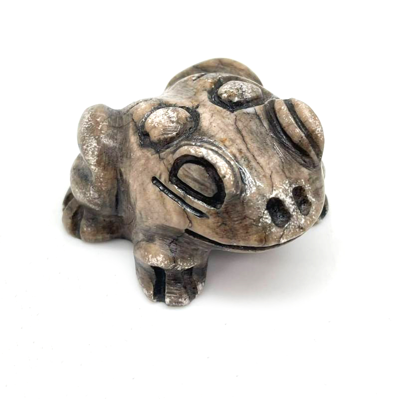 картинка Сувенир Лягушка из натурального камня Sr-Bor062 от магазина El Corazon
