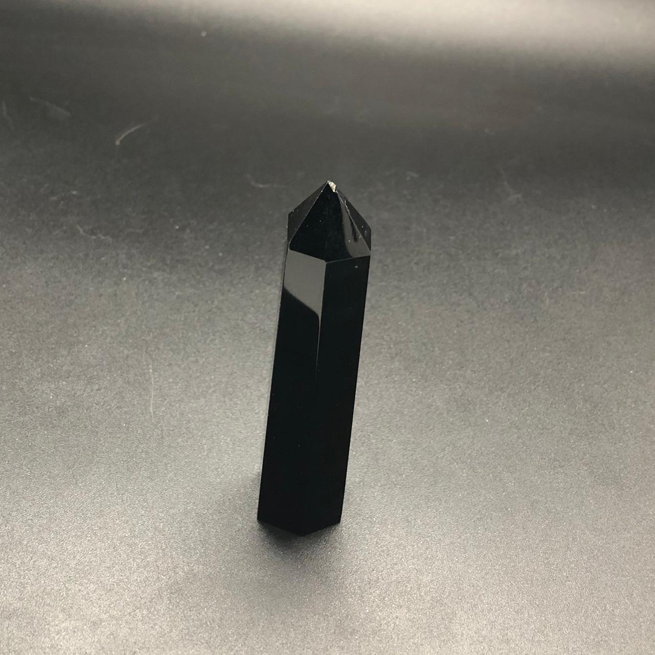 картинка Кристалл 9 см. черный Агат Scry-67 от магазина El Corazon