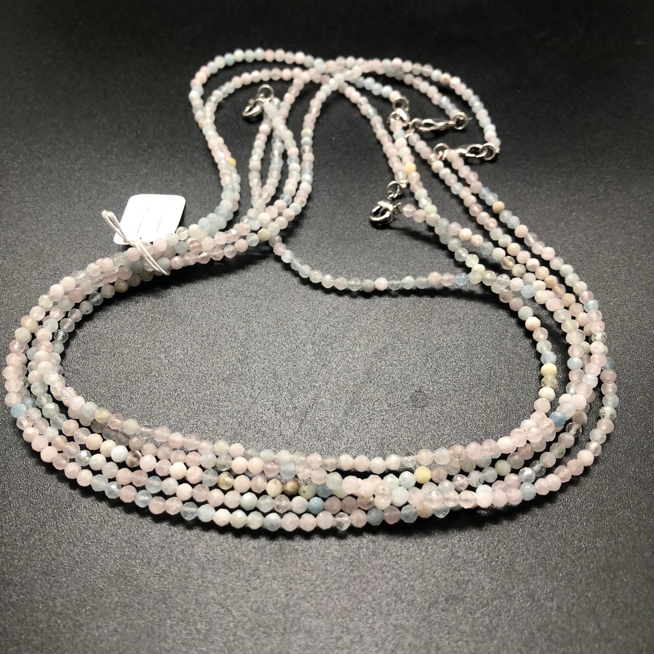 картинка Ожерелье - нитка 45 см из Берила, бусины 3 мм ШП550-03 от магазина El Corazon