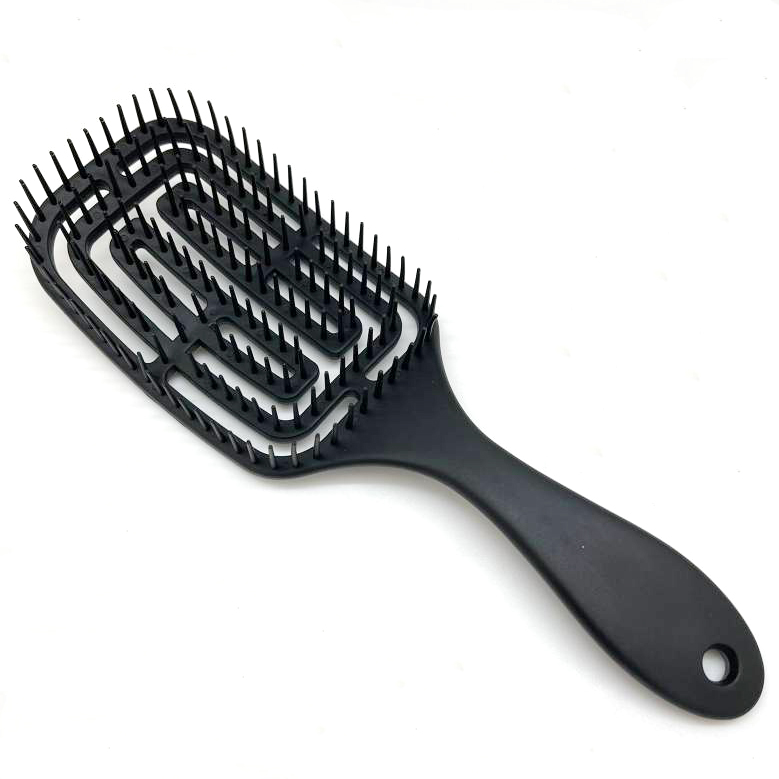 картинка Kaizer  Щетка  для мокрых и вьющихся волос N-401 черная Brush 249 от магазина El Corazon