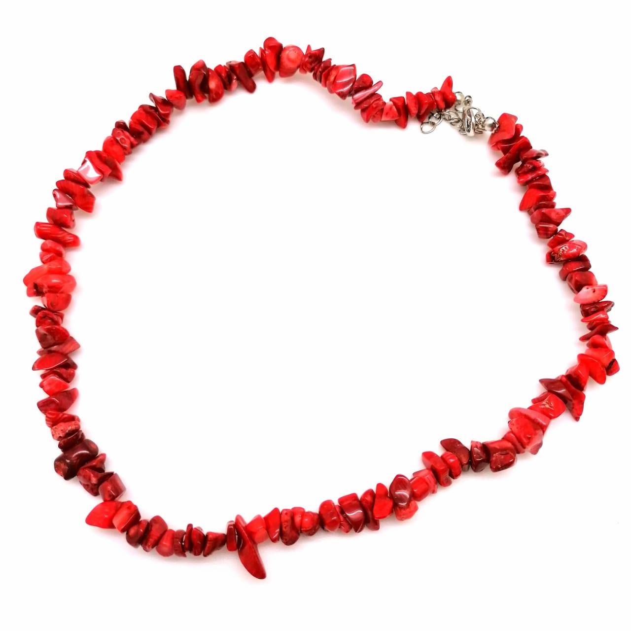 картинка Ожерелье с бусинами разного размера из красного Коралла 44 см от магазина El Corazon