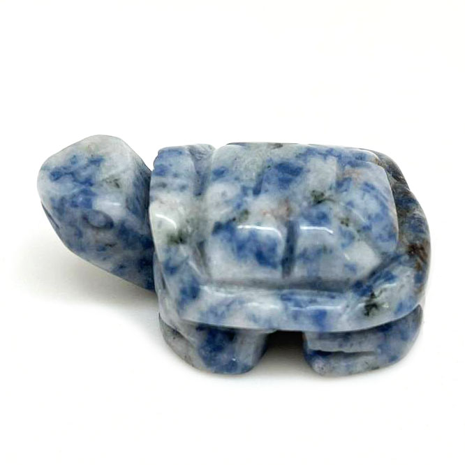 картинка Черепаха-оберег из натурального камня содалит Sr-Turt-25 от магазина El Corazon