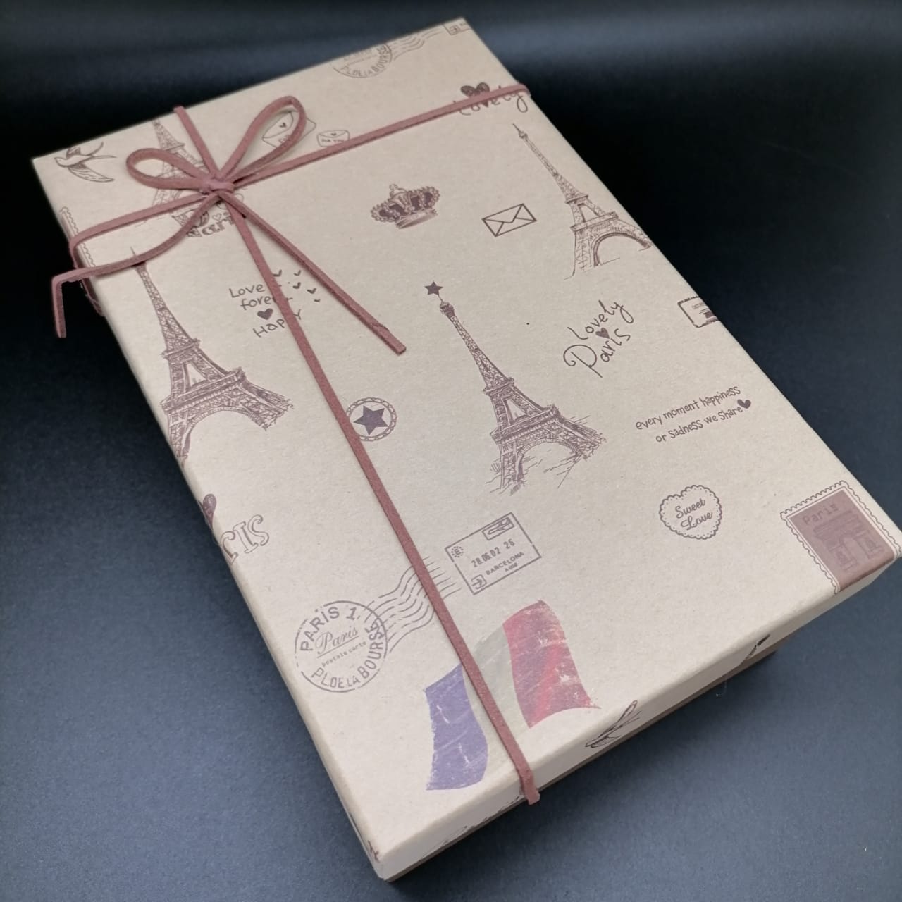 картинка Коробочка подарочная "Париж" 20х13х8 от магазина El Corazon