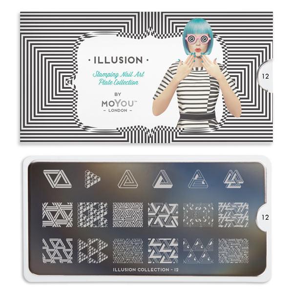 картинка MoYou London Illusion №12 Пластина для стемпинга от магазина El Corazon