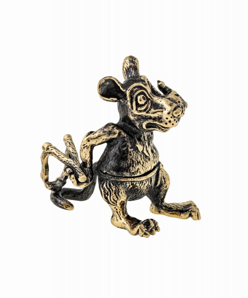 картинка Мышь Крыс с рогаткой без подставки 1502.1 от магазина El Corazon