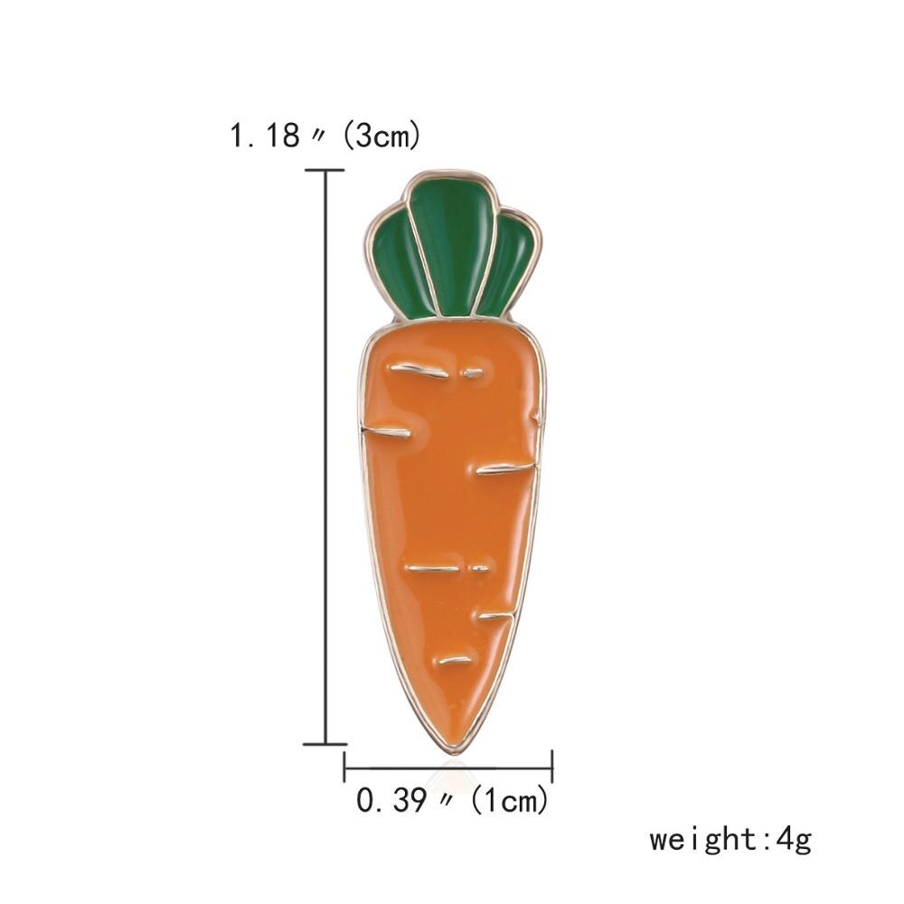 картинка Значок-пин Морковка от магазина El Corazon