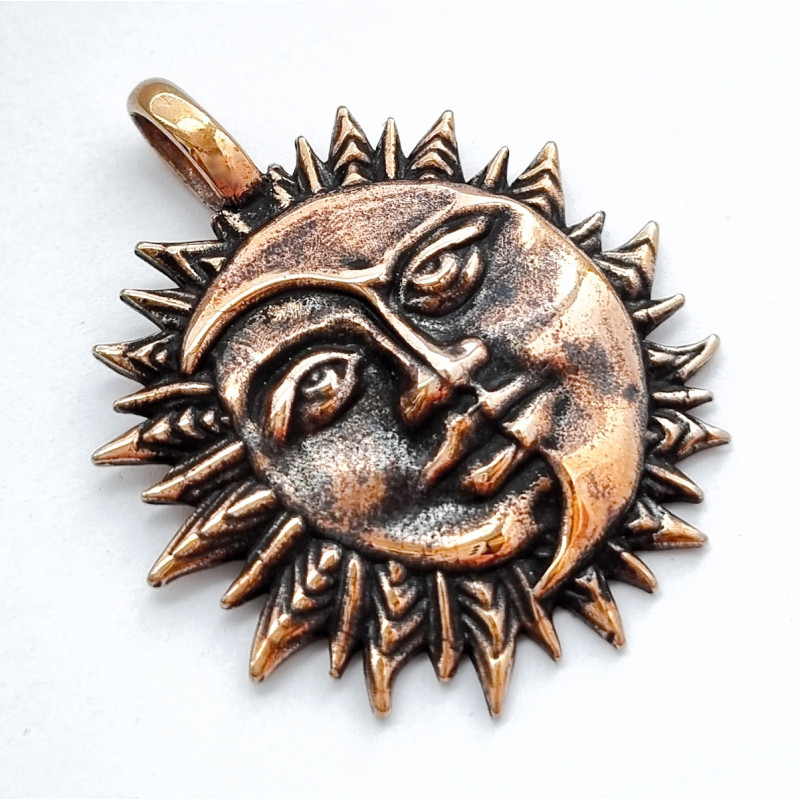 картинка Подвеска Солнце и луна РЗ-БП89349БР от магазина El Corazon