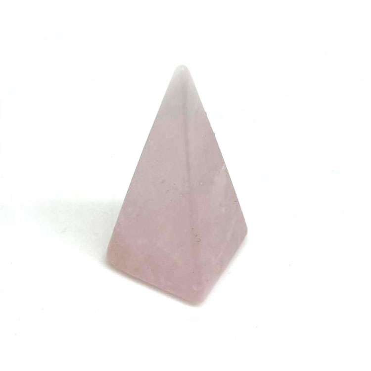 картинка Пирамидка K-min из розового кварца  Sr-Pyr-03 от магазина El Corazon
