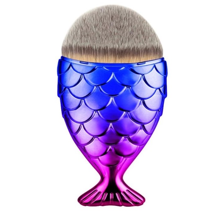 картинка Кисть-рыбка для макияжа "Fish Brush" хамелеон от магазина El Corazon