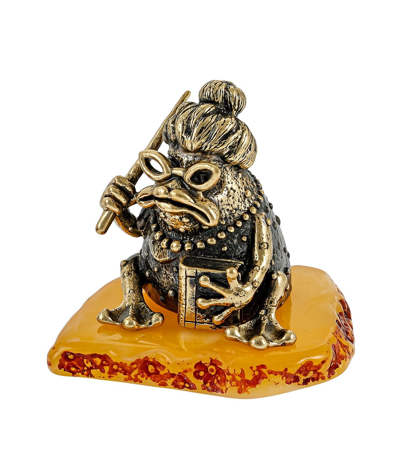 картинка Лягушка Жаба Аркадьевна 3686-Б, белый от магазина El Corazon