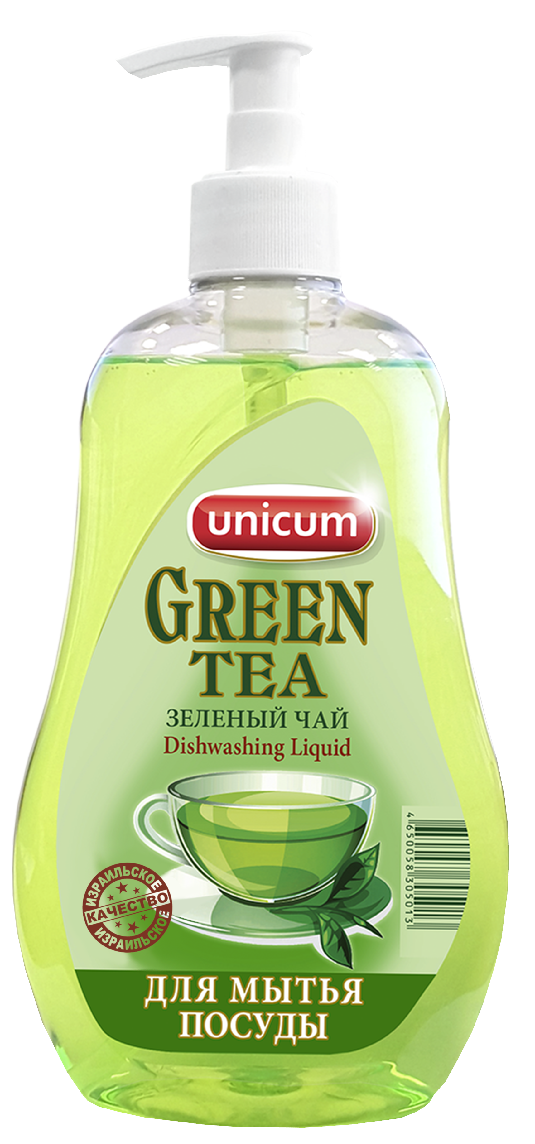 картинка UNICUM 550 мл, Средство для мытья посуды Зелёный чай,  ТОЛЬКО ДЛЯ МОСКВЫ от магазина El Corazon