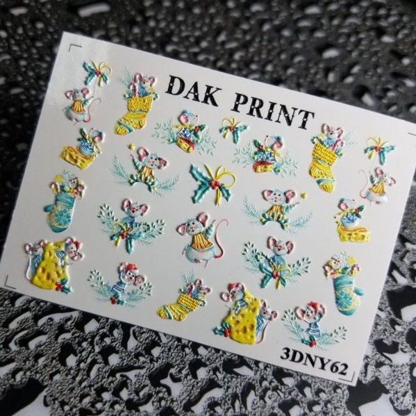 картинка Dak Print Слайдер дизайн 3D NY62 от магазина El Corazon