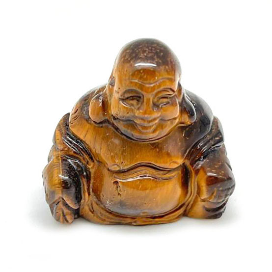 картинка Смеющийся Будда - Символ богатства, здоровья, счастья и веселья из тигрового глаза Sr-Budda-01 от магазина El Corazon
