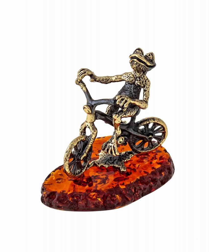 картинка Лягушка на Велосипеде 1348 от магазина El Corazon