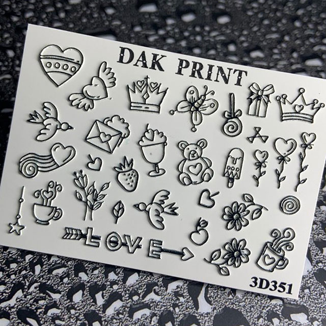 картинка Dak Print Слайдер дизайн 3D 351 от магазина El Corazon