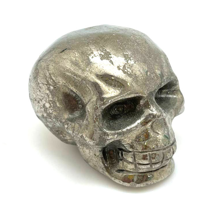 картинка Резной череп из пирита Scry-105 от магазина El Corazon