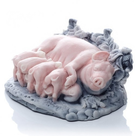 картинка Свинья  с поросятами  от магазина El Corazon