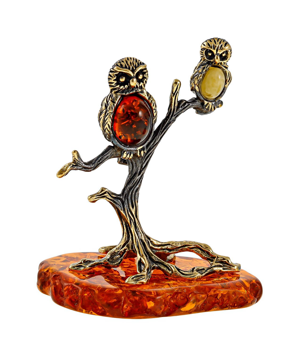 картинка Птицы Совушки на дереве 2544 от магазина El Corazon