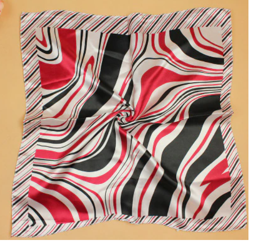 картинка Легкий, женский шелковый шарф-платок 50X50 cm 161 от магазина El Corazon
