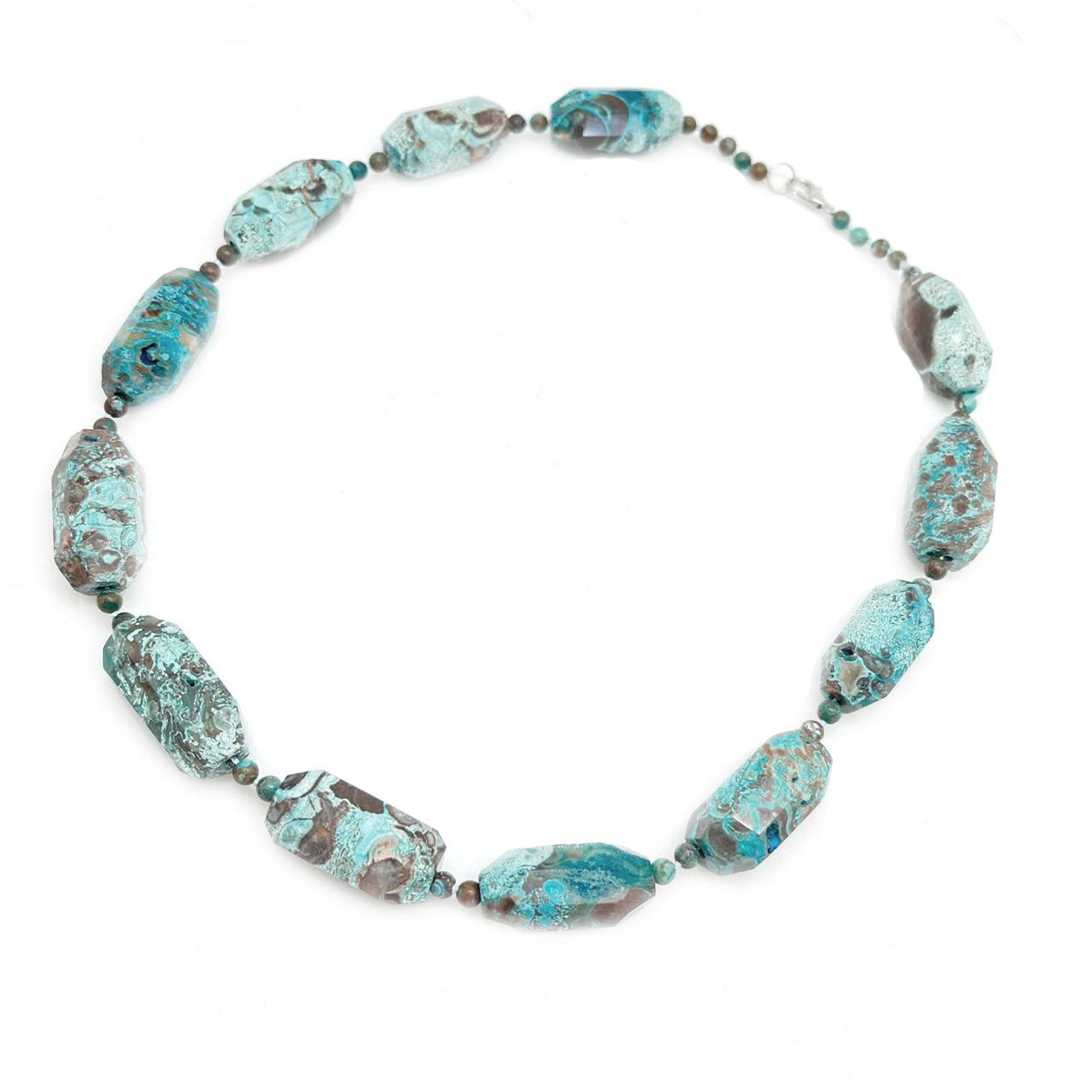 картинка Ожерелье 55см из голубой яшмы NL86 от магазина El Corazon