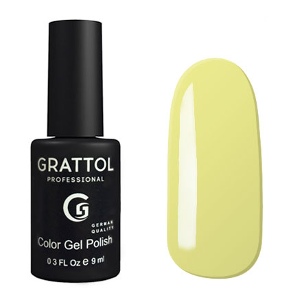 картинка Grattol Гель-лак Light Yellow GTC125, 9 мл от магазина El Corazon
