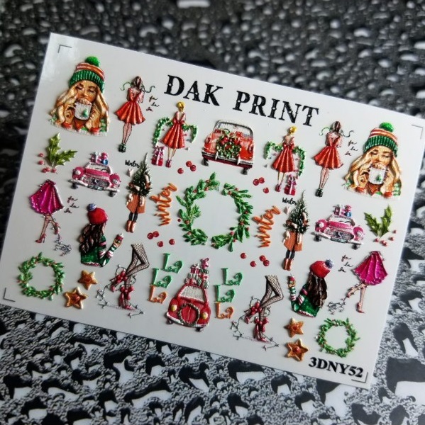 картинка Dak Print Слайдер дизайн 3D NY52 от магазина El Corazon