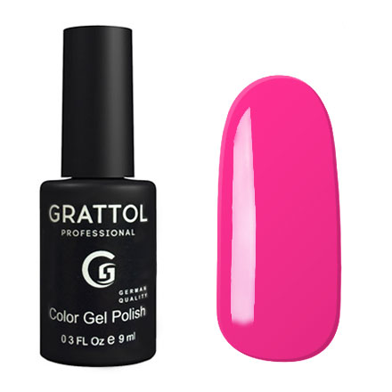 картинка Grattol Гель-лак Hot Pink GTC128, 9 мл от магазина El Corazon