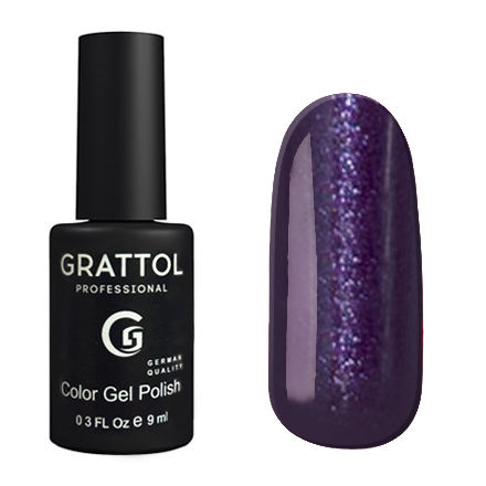 картинка Grattol Гель-лак Shining Purple GTC091, 9 мл от магазина El Corazon