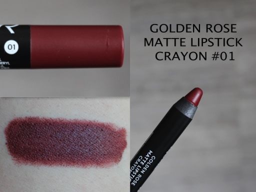 картинка Golden Rose 01 Матовая помада-карандаш для губ Matte Lipstick Crayon от магазина El Corazon